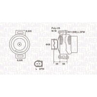 MAGNETI MARELLI 063731811010 Generator