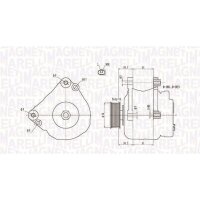 MAGNETI MARELLI 063731818010 Generator