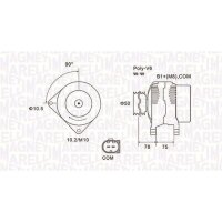 MAGNETI MARELLI 063731825010 Generator
