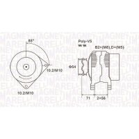 MAGNETI MARELLI 063731833010 Generator