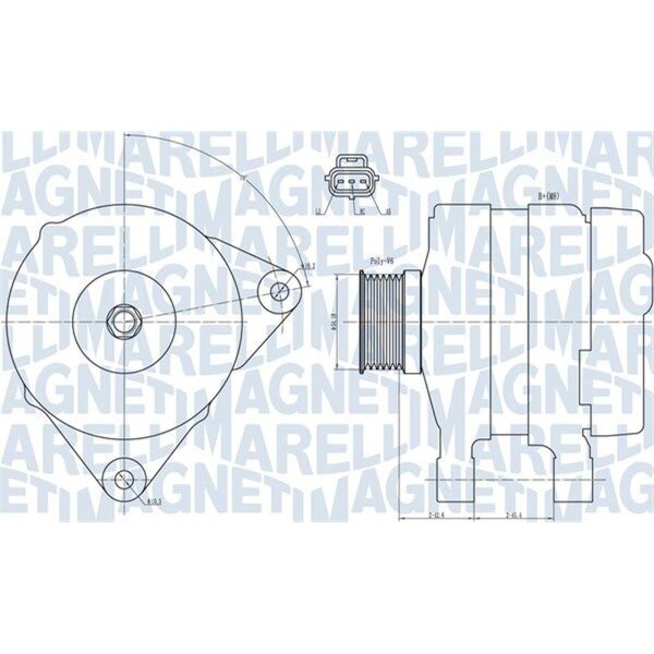 MAGNETI MARELLI 063731834010 Generator