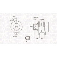 MAGNETI MARELLI 063731837010 Generator