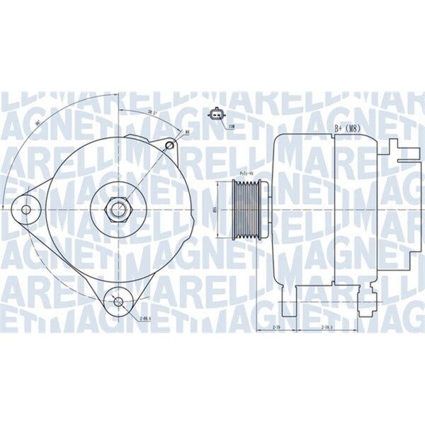 MAGNETI MARELLI 063731887010 Generator