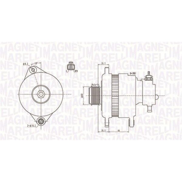 MAGNETI MARELLI 063731900010 Generator