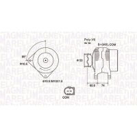 MAGNETI MARELLI 063731905010 Generator