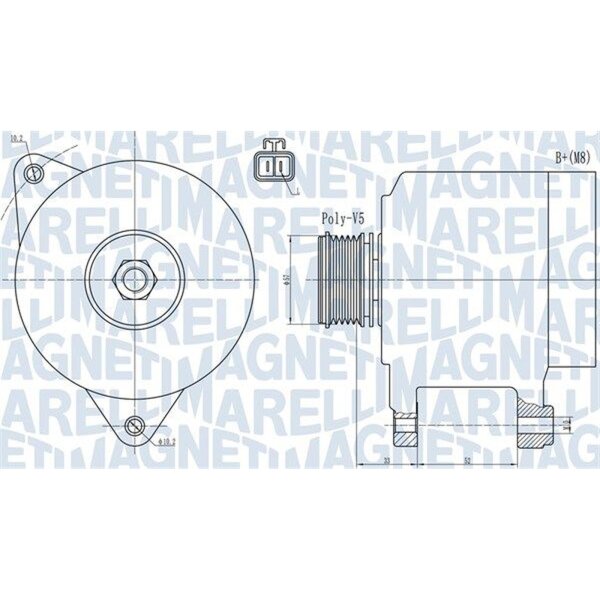 MAGNETI MARELLI 063731906010 Generator