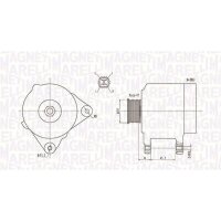 MAGNETI MARELLI 063731907010 Generator