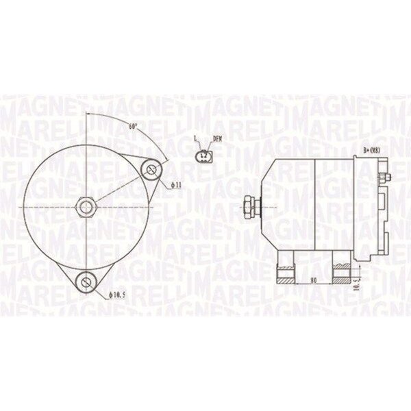 MAGNETI MARELLI 063731913010 Generator