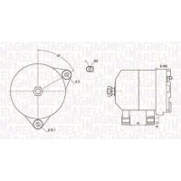 MAGNETI MARELLI 063731913010 Generator