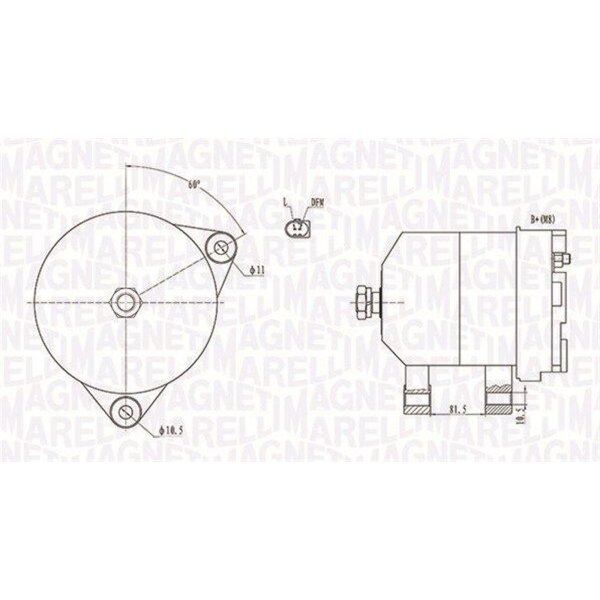 MAGNETI MARELLI 063731915010 Generator