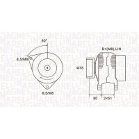 MAGNETI MARELLI 063731919010 Generator