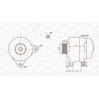 MAGNETI MARELLI 063731921010 Generator
