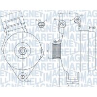MAGNETI MARELLI 063731925010 Generator