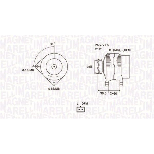 MAGNETI MARELLI 063731933010 Generator