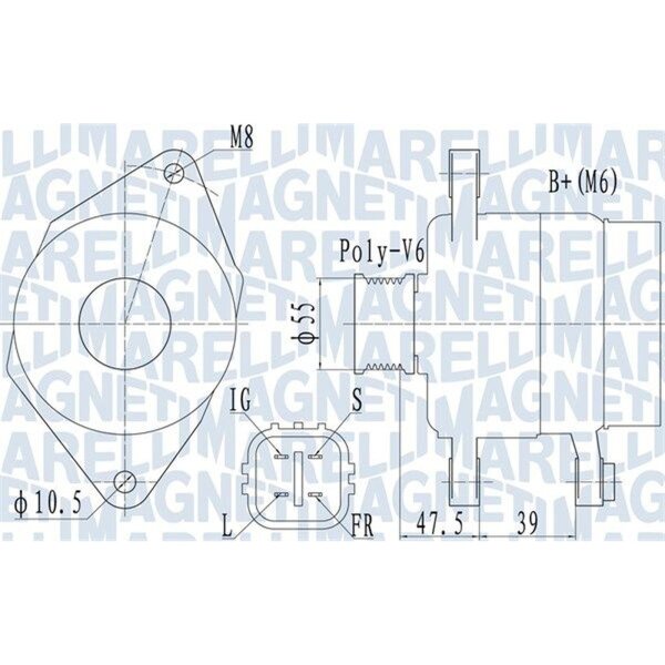 MAGNETI MARELLI 063731942010 Generator