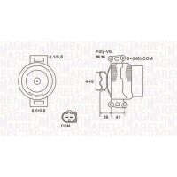MAGNETI MARELLI 063731953010 Generator