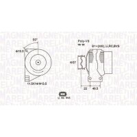MAGNETI MARELLI 063731958010 Generator