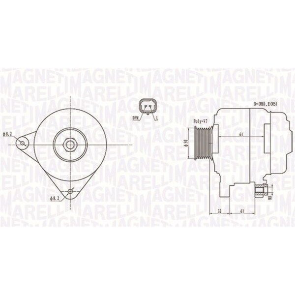 MAGNETI MARELLI 063731959010 Generator