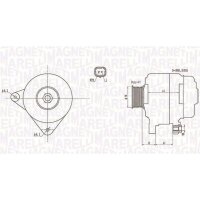 MAGNETI MARELLI 063731959010 Generator