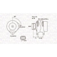 MAGNETI MARELLI 063731960010 Generator