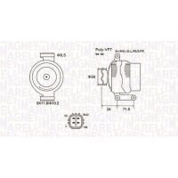MAGNETI MARELLI 063731965010 Generator