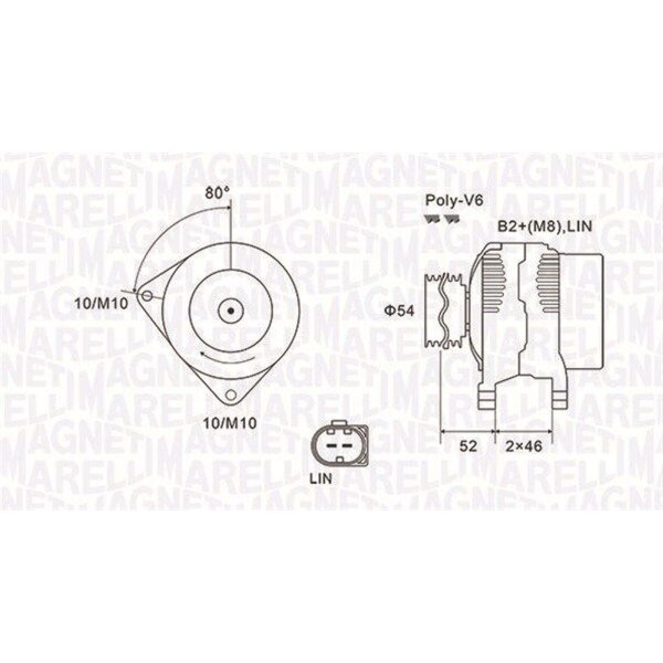 MAGNETI MARELLI 063731970010 Generator