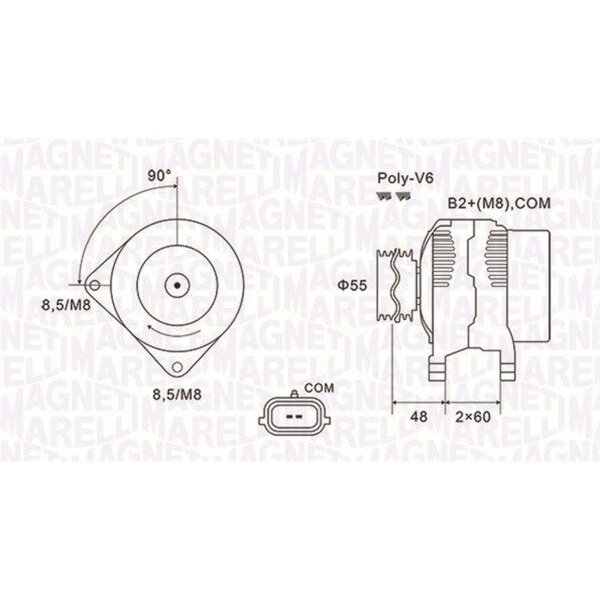 MAGNETI MARELLI 063731974010 Generator