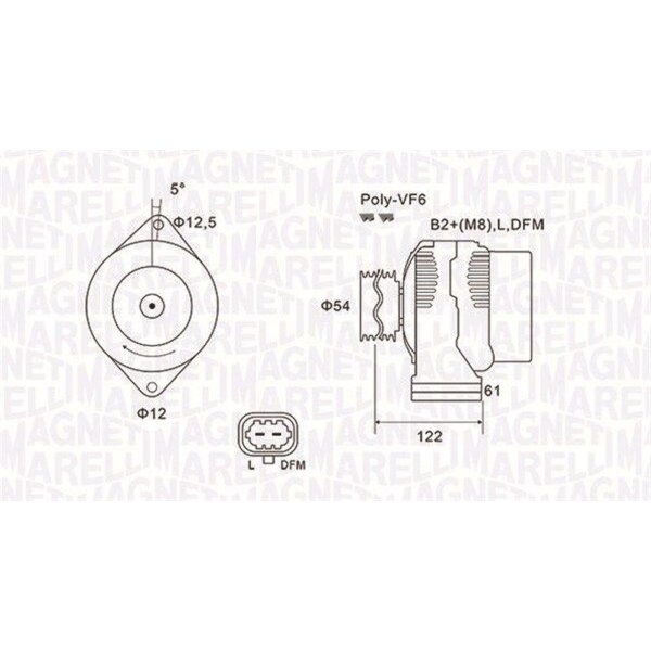 MAGNETI MARELLI 063731994010 Generator