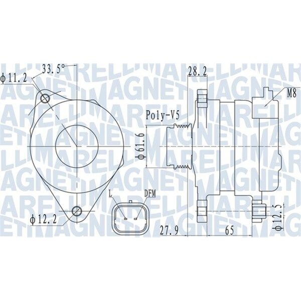 MAGNETI MARELLI 063732016010 Generator
