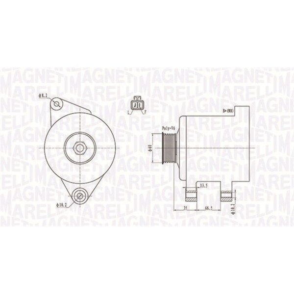 MAGNETI MARELLI 063732017010 Generator