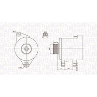 MAGNETI MARELLI 063732017010 Generator