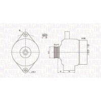 MAGNETI MARELLI 063732026010 Generator