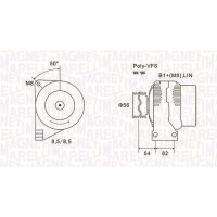 MAGNETI MARELLI 063732028010 Generator