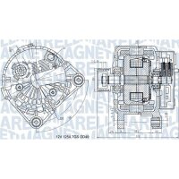 MAGNETI MARELLI 063732058010 Generator