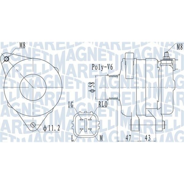 MAGNETI MARELLI 063732097010 Generator