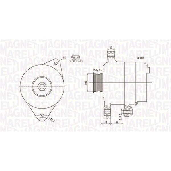 MAGNETI MARELLI 063732112010 Generator