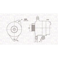 MAGNETI MARELLI 063732112010 Generator