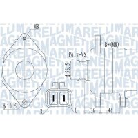 MAGNETI MARELLI 063732128010 Generator