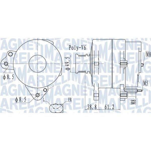 MAGNETI MARELLI 063732137010 Generator