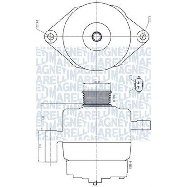 MAGNETI MARELLI 063732181010 Generator