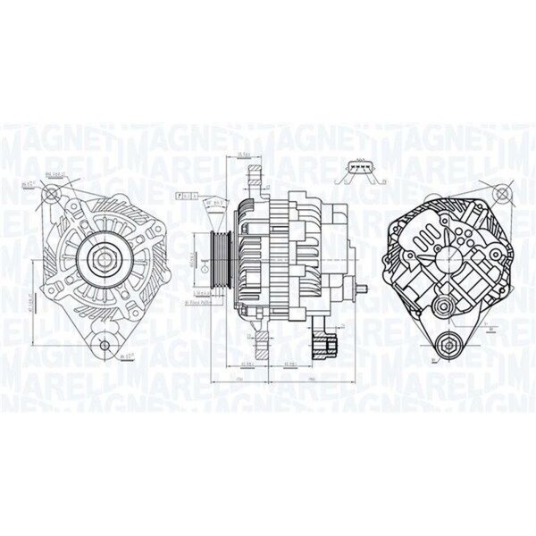 MAGNETI MARELLI 063733526010 Generator