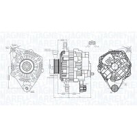 MAGNETI MARELLI 063733526010 Generator