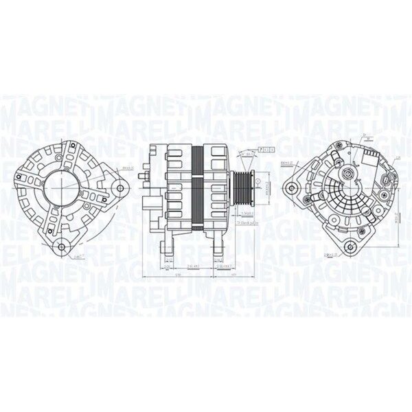 MAGNETI MARELLI 063736095010 Generator