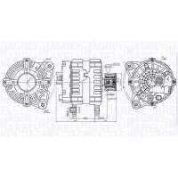 MAGNETI MARELLI 063736381010 Generator