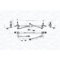MAGNETI MARELLI 064011002010 Wischergestänge
