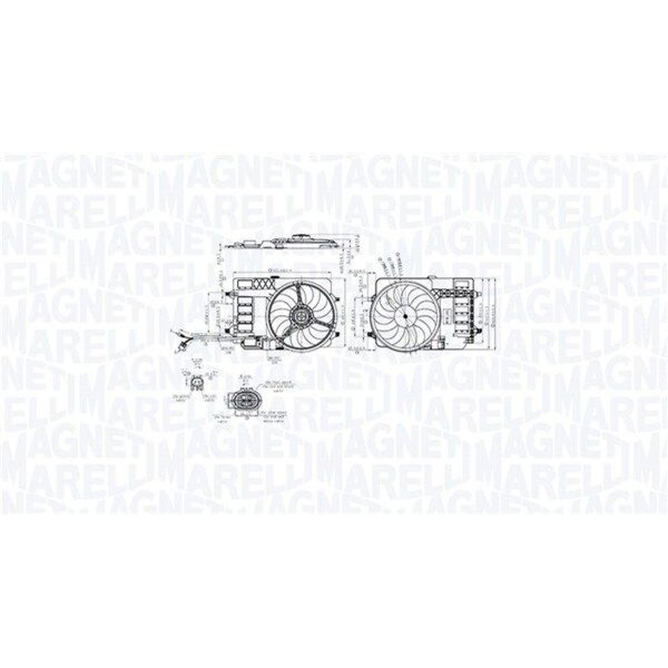 MAGNETI MARELLI 069422858010 Lüfter, Motorkühlung