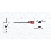 MAGNETI MARELLI 172000019010 Sensor, Abgastemperatur