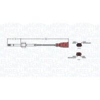 MAGNETI MARELLI 172000085010 Sensor, Abgastemperatur