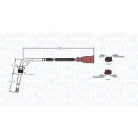 MAGNETI MARELLI 172000099010 Sensor, Abgastemperatur