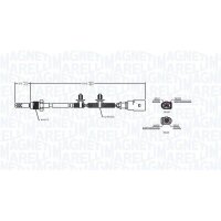 MAGNETI MARELLI 172000161010 Sensor, Abgastemperatur